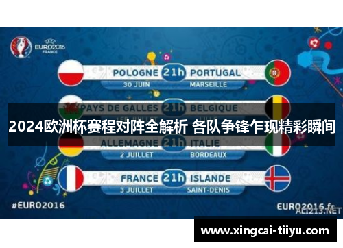 2024欧洲杯赛程对阵全解析 各队争锋乍现精彩瞬间
