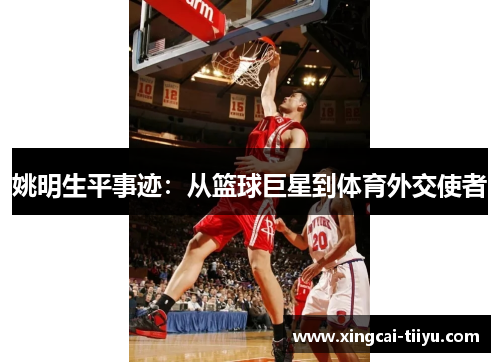 姚明生平事迹：从篮球巨星到体育外交使者